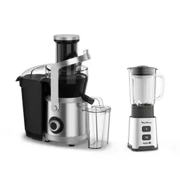 Здоровое питание с соковыжималкой Moulinex Nutri XXL JU660D30 и блендером Moulinex Pulseo LM17GD10