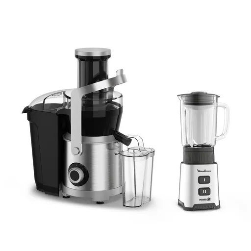Соковыжималка Moulinex JU660D30 + блендер LM17GD10