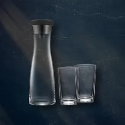 Графин для воды, 2 стакана WMF Basic 3 предмета 1 л