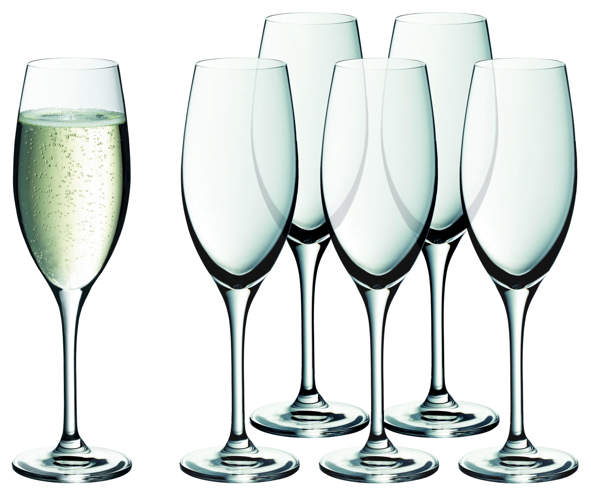 Бокалы для шампанского WMF Easy Plus 6 предметов фото