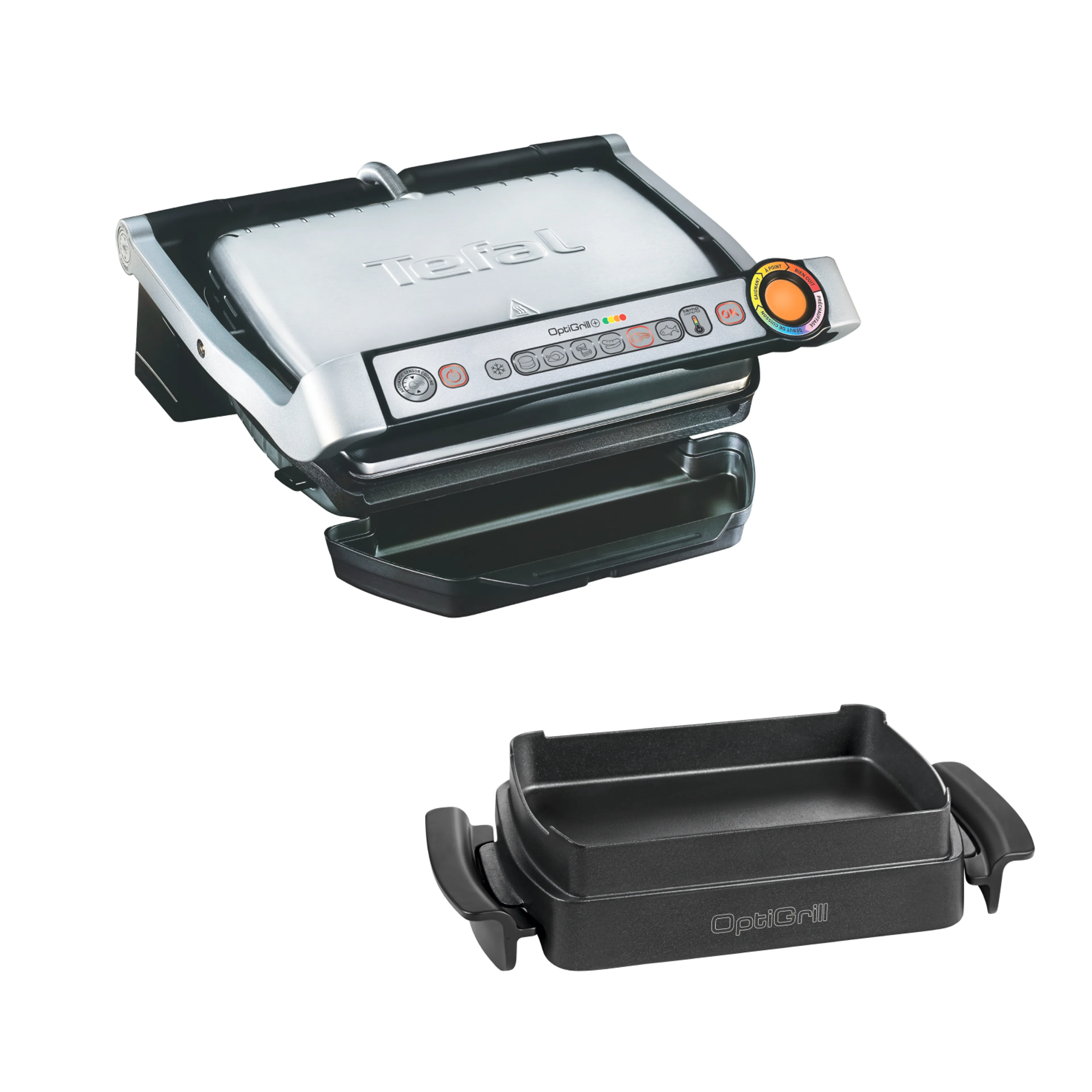 Умный электрогриль Tefal GC712D34 с насадкой для запекания фото