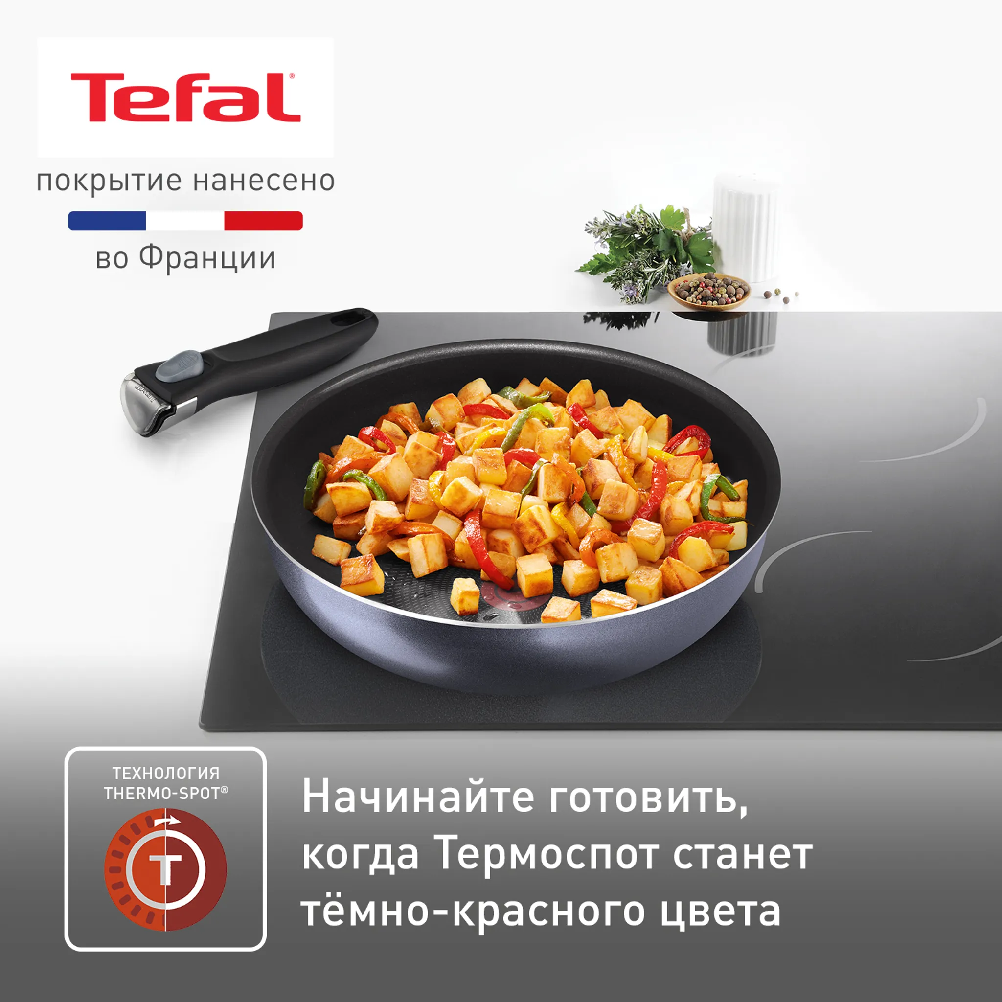 Набор посуды Tefal Ingenio Twinkle Grey 3 предмета 04209830