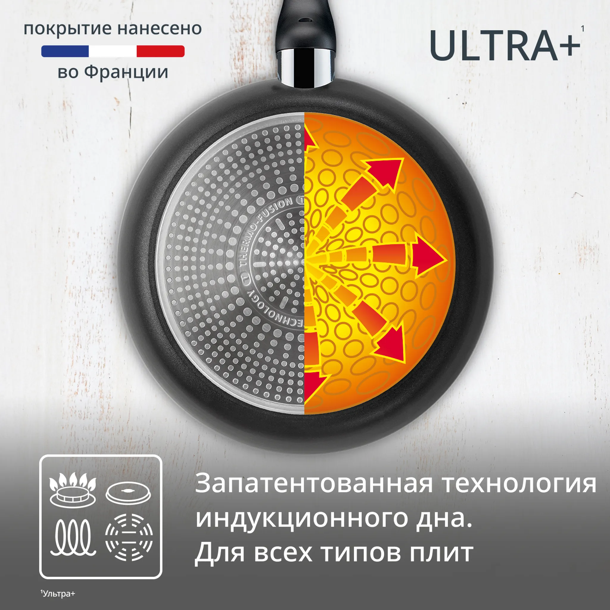 Сковорода Tefal Ultra+ 26 см 04238126