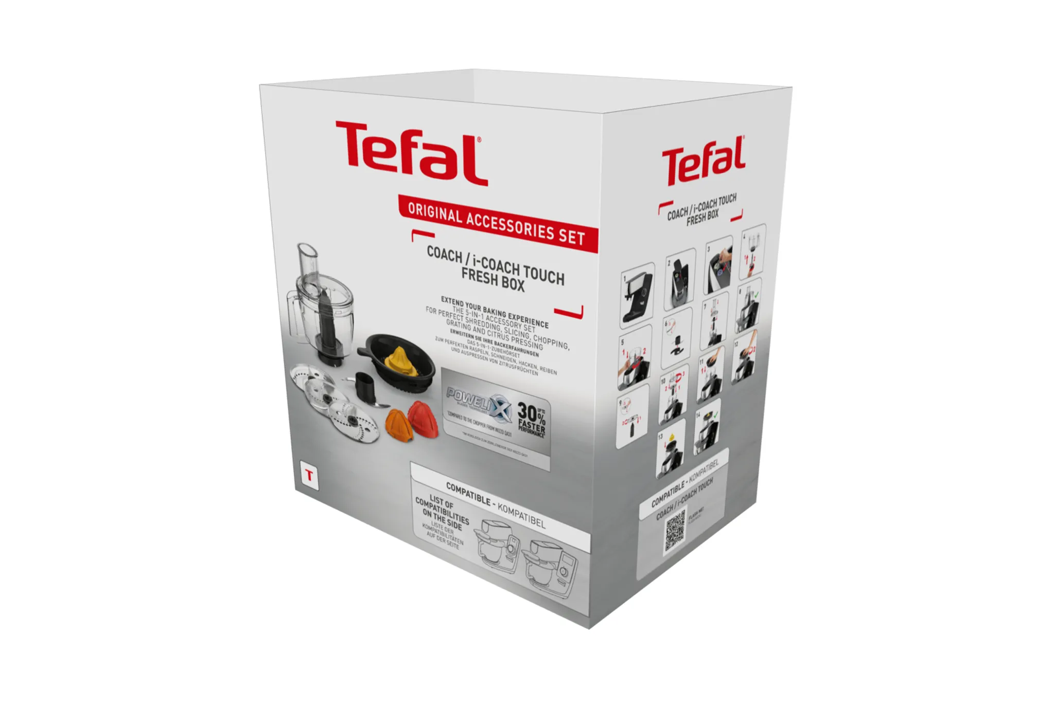 Набор аксессуаров для кухонной машины Tefal Coach Fresh XF652038