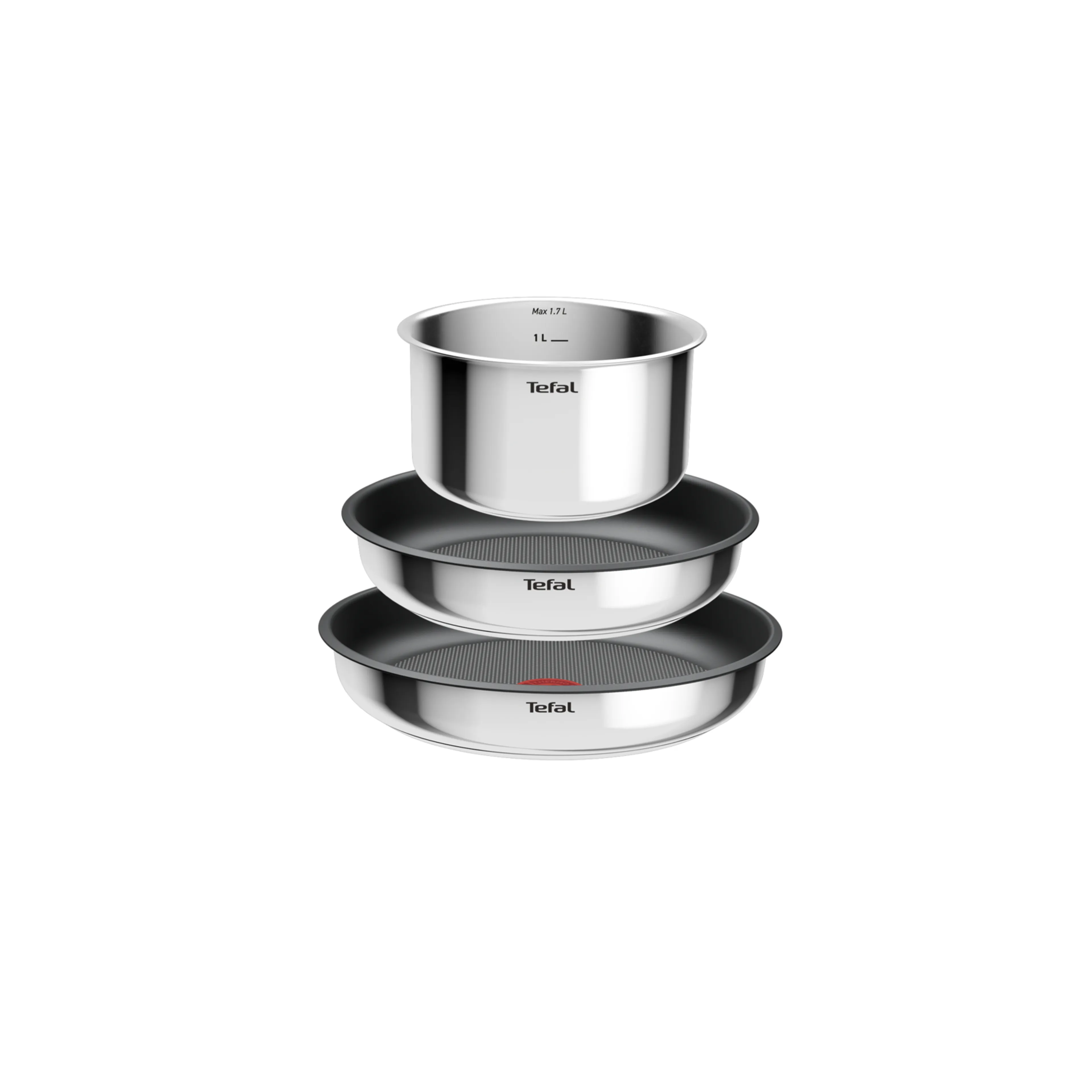 Набор посуды Tefal из нержавеющей стали Ingenio Cook Eat Tefal 4 предмета  L881S404