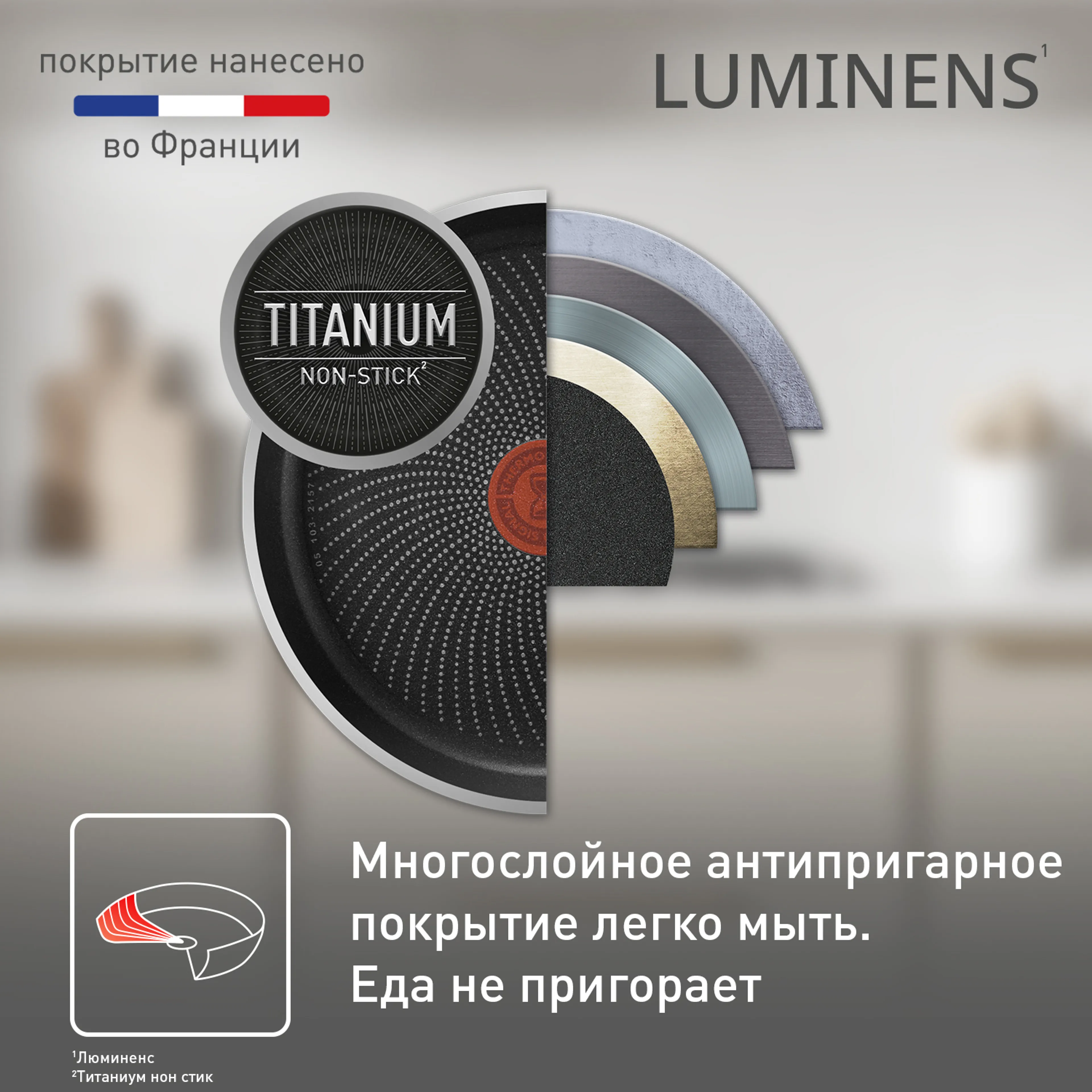 Сковорода Tefal Luminens 28 cм 4229128