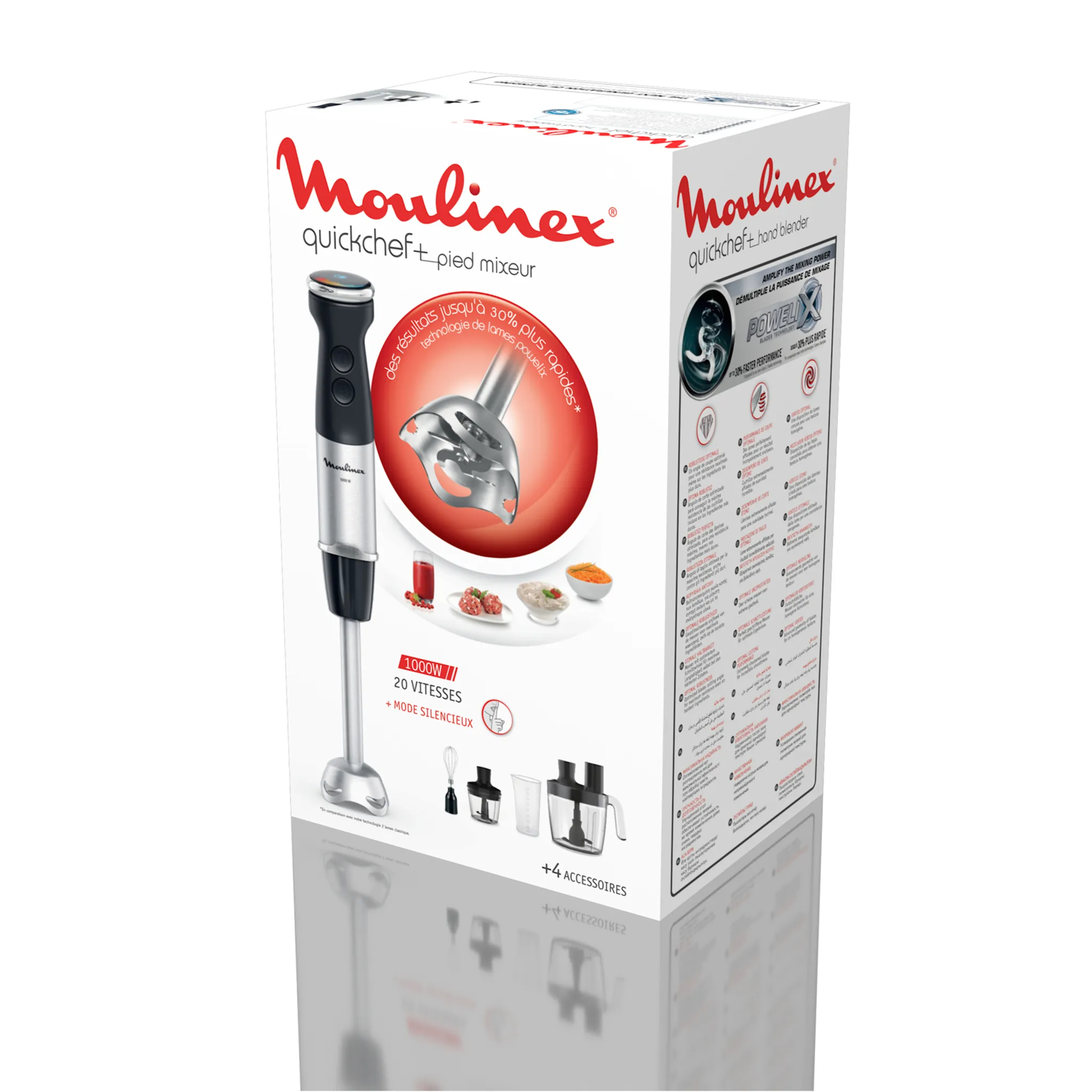 Погружной блендер Moulinex Quickchef+