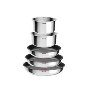 Набор посуды из нержавеющей стали Tefal Ingenio Cook Eat 15 предметов  L881SF04