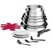 Набор посуды из нержавеющей стали Tefal Ingenio Cook Eat 15 предметов  L881SF04