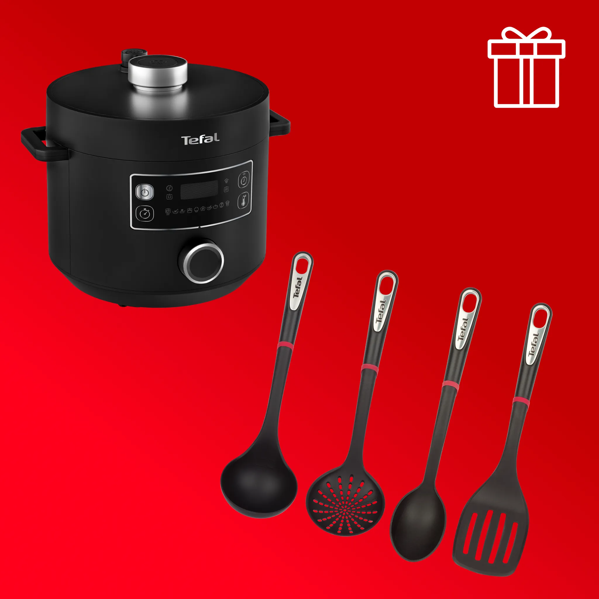 Мультиварка-скороварка Tefal Turbo Cuisine CY753832 + аксессуары Ingenio в подарок фото