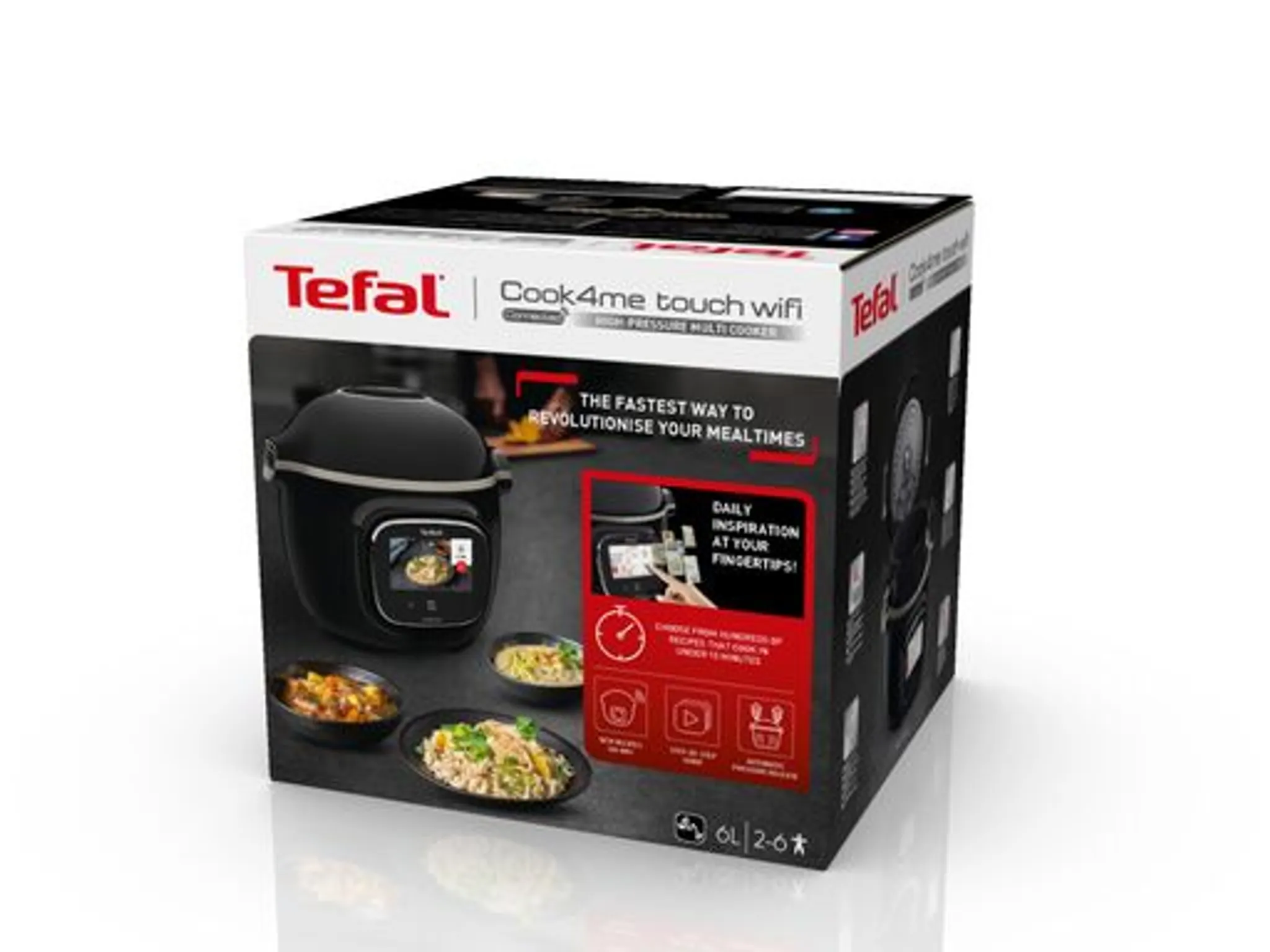 Мультиварка-скороварка Tefal Cook4me Touch CY912832