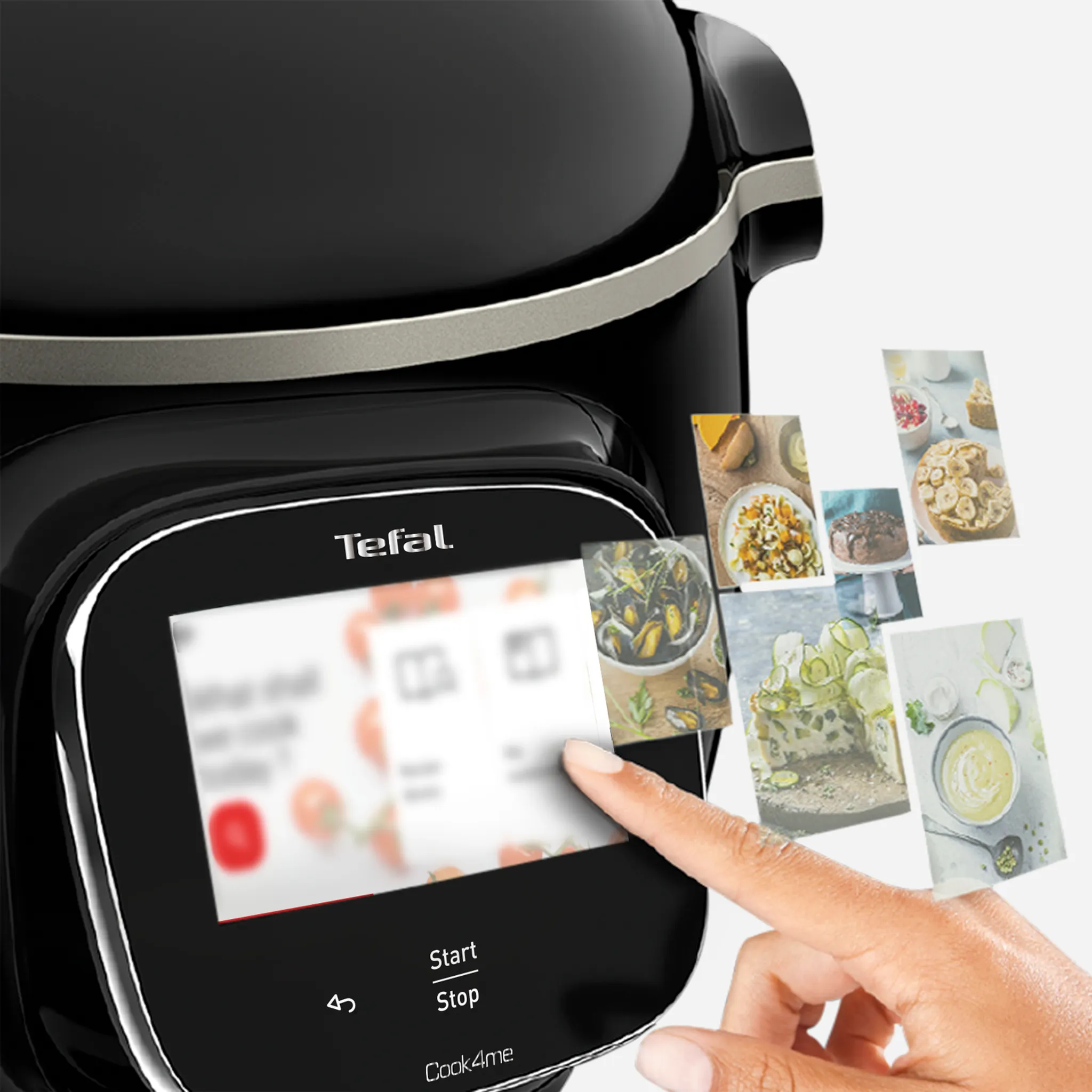 Мультиварка-скороварка Tefal Cook4me Touch CY912832