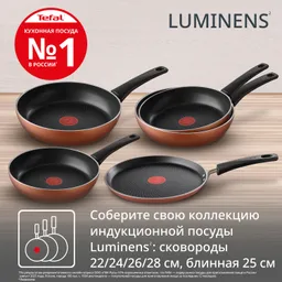 Сковорода для блинов Tefal Luminens 25 см 04229525