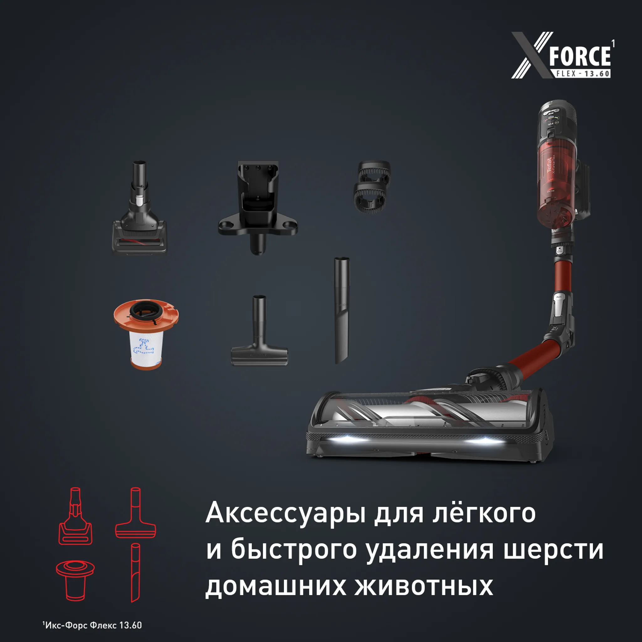 Беспроводной пылесос Tefal X-Force Flex 13.60 TY9A73WO