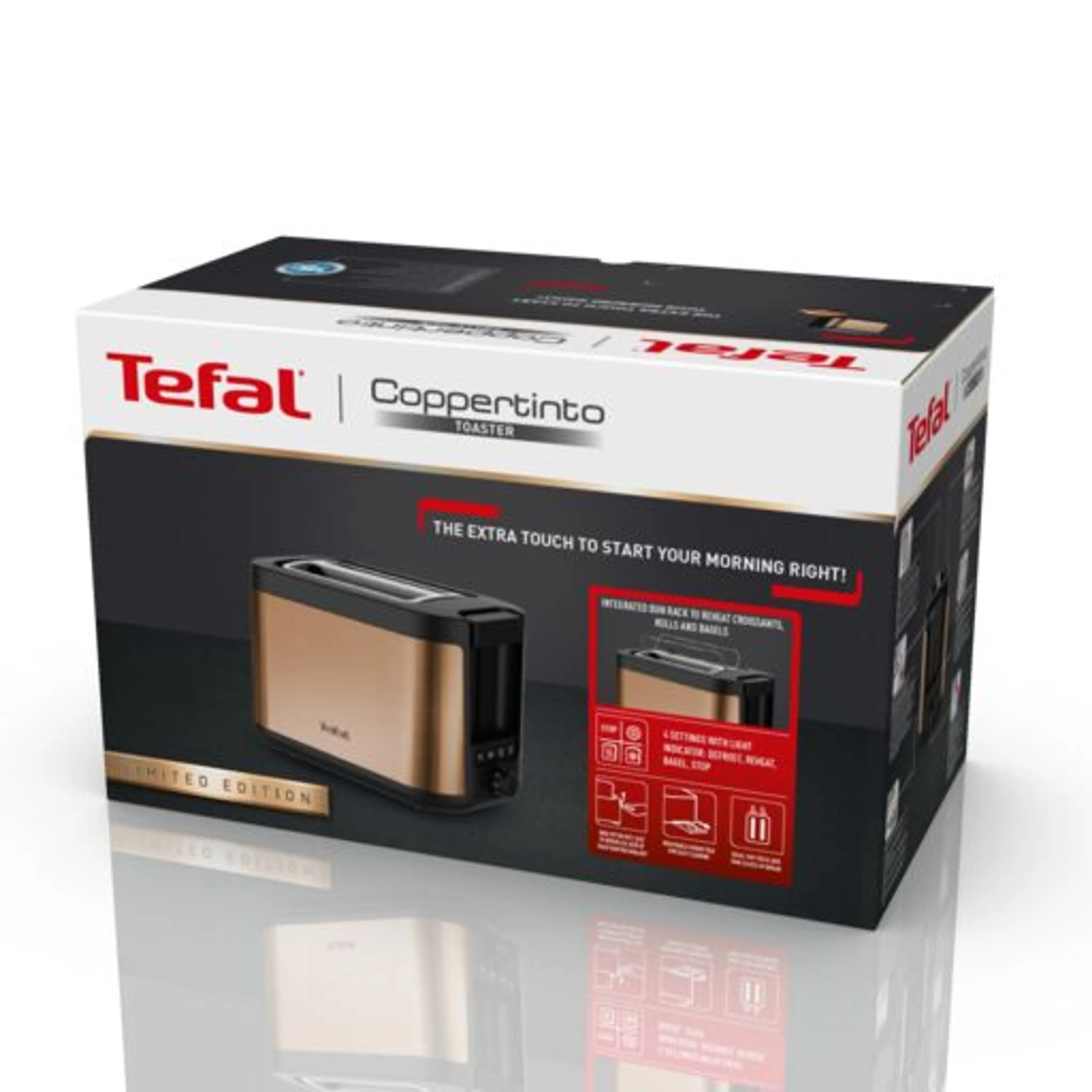 Тостер Tefal Coppertinto Toaster TT430G10 купить в официальном магазине