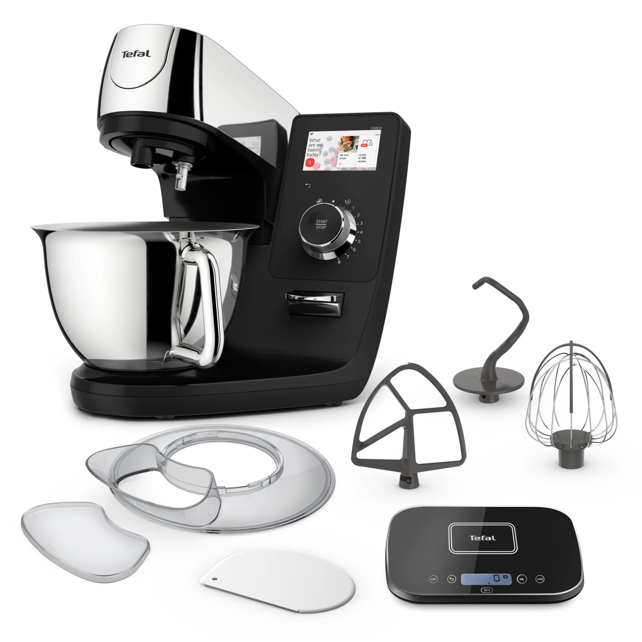 Кухонная машина Tefal I-Coach Touch QB951DF0 с набором аксессуаров Meat & Pasta
