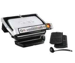 Умный электрогриль Tefal Optigrill+ GC716D12 с насадкой для вафель + аксессуары в подарок