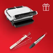 Умный электрогриль Tefal Optigrill Elite GC750D30 + аксессуары в подарок