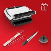 Умный электрогриль Tefal Optigrill Elite GC750D30 + аксессуары в подарок
