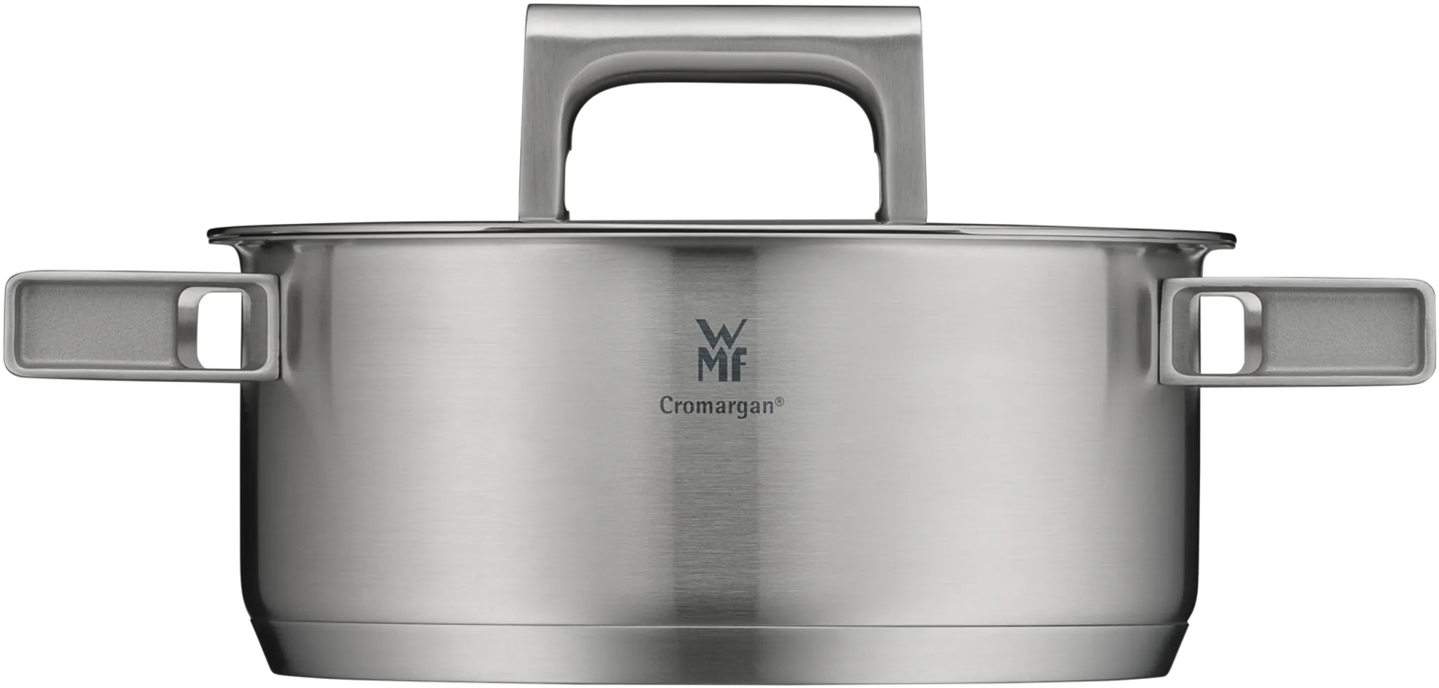 Низкая кастрюля с крышкой WMF Ultimate Cool 24 см фото