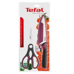 Набор из 2 предметов Tefal поварской нож 15 см + ножницы Tefal Comfort K250S225