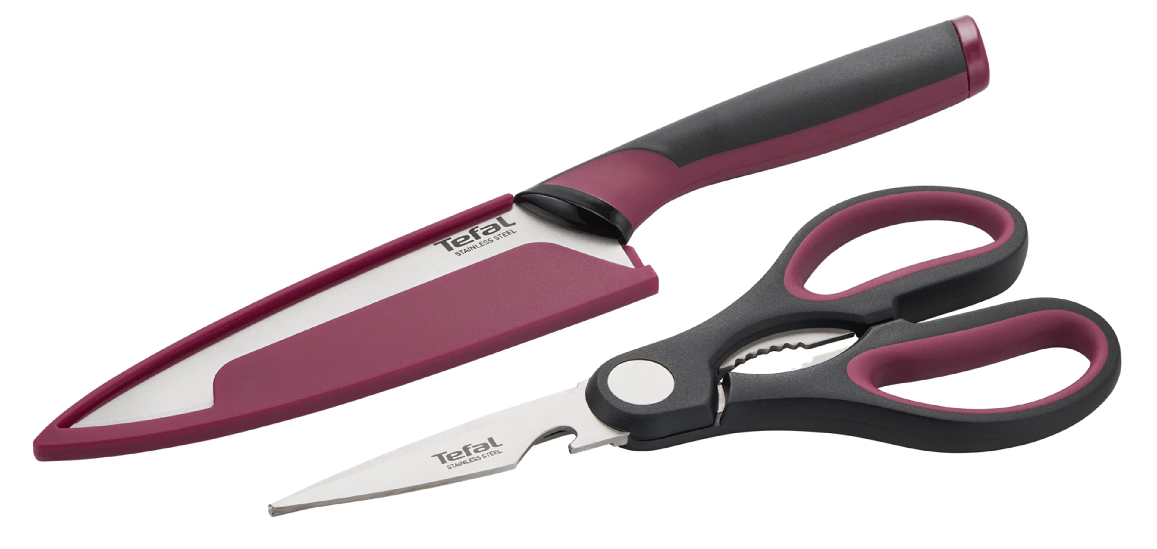 Набор из 2 предметов Tefal поварской нож 15 см + ножницы Tefal Comfort K250S225