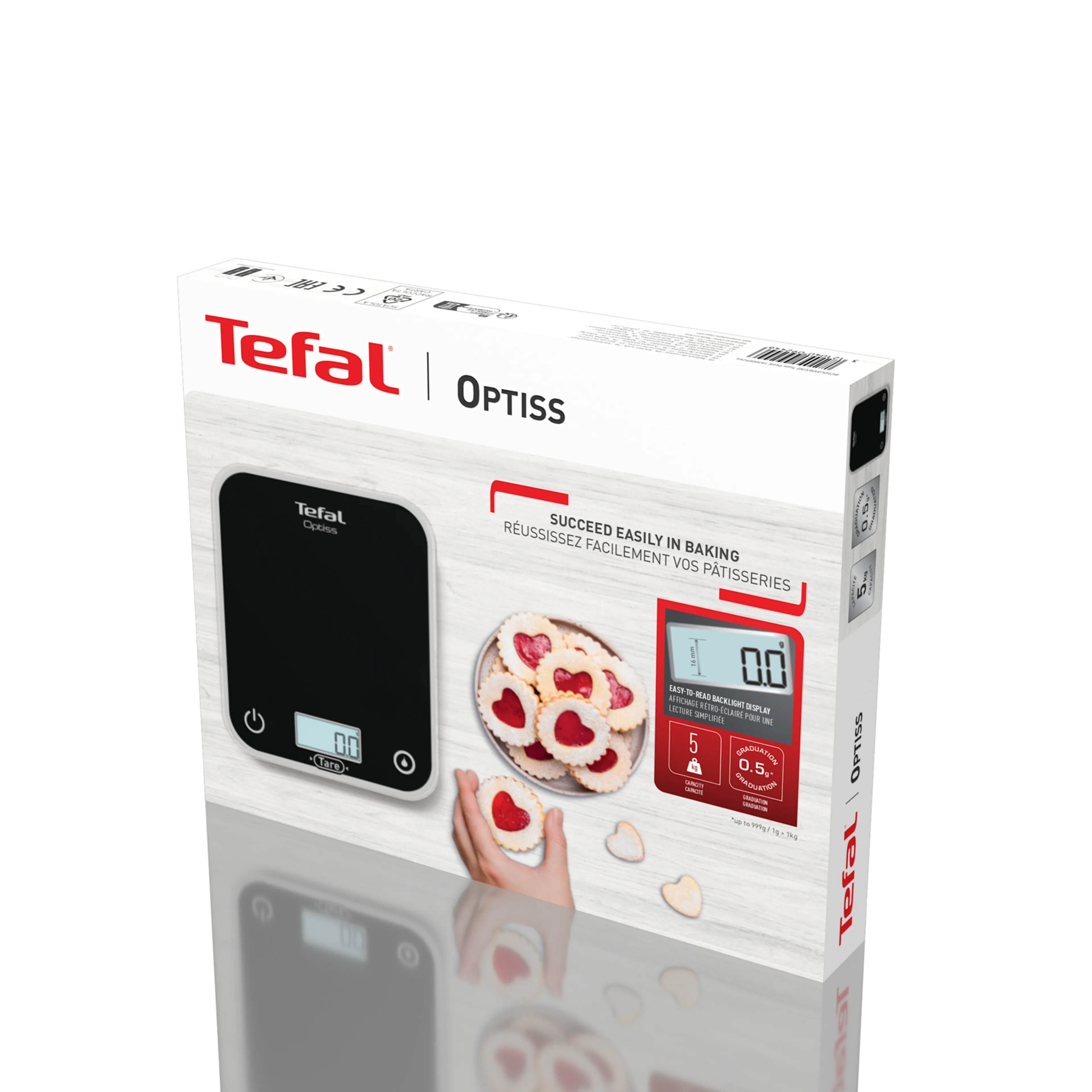 Электронные кухонные весы Tefal Optiss BC50U5V0