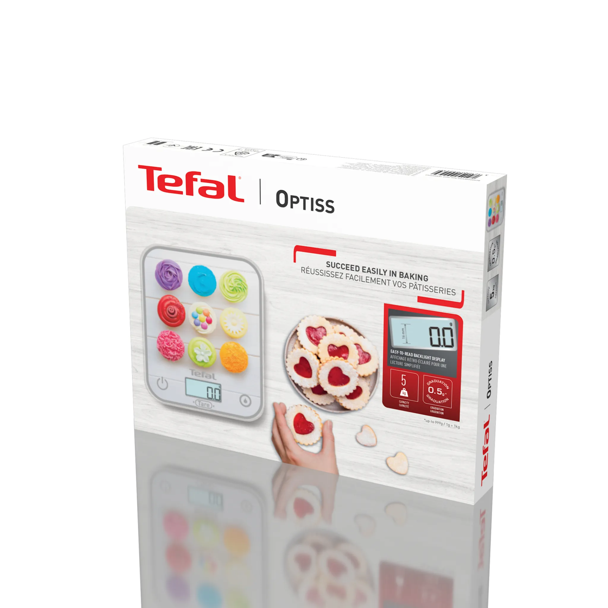 Электронные кухонные весы Tefal Optiss BC50D4V0