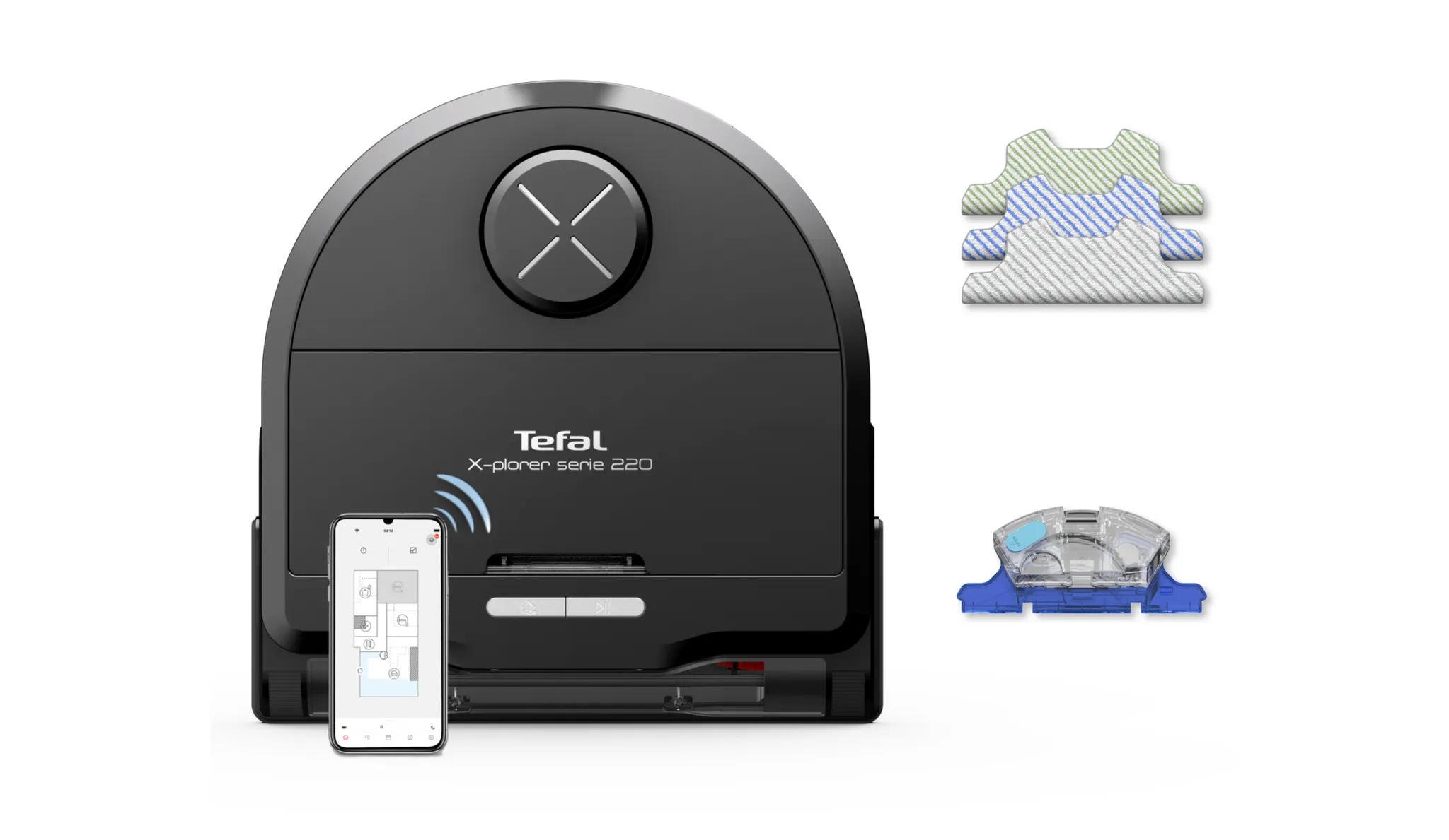 Робот-пылесос Tefal X-PLORER Serie 220 Animal & Allergy  RG9475WH