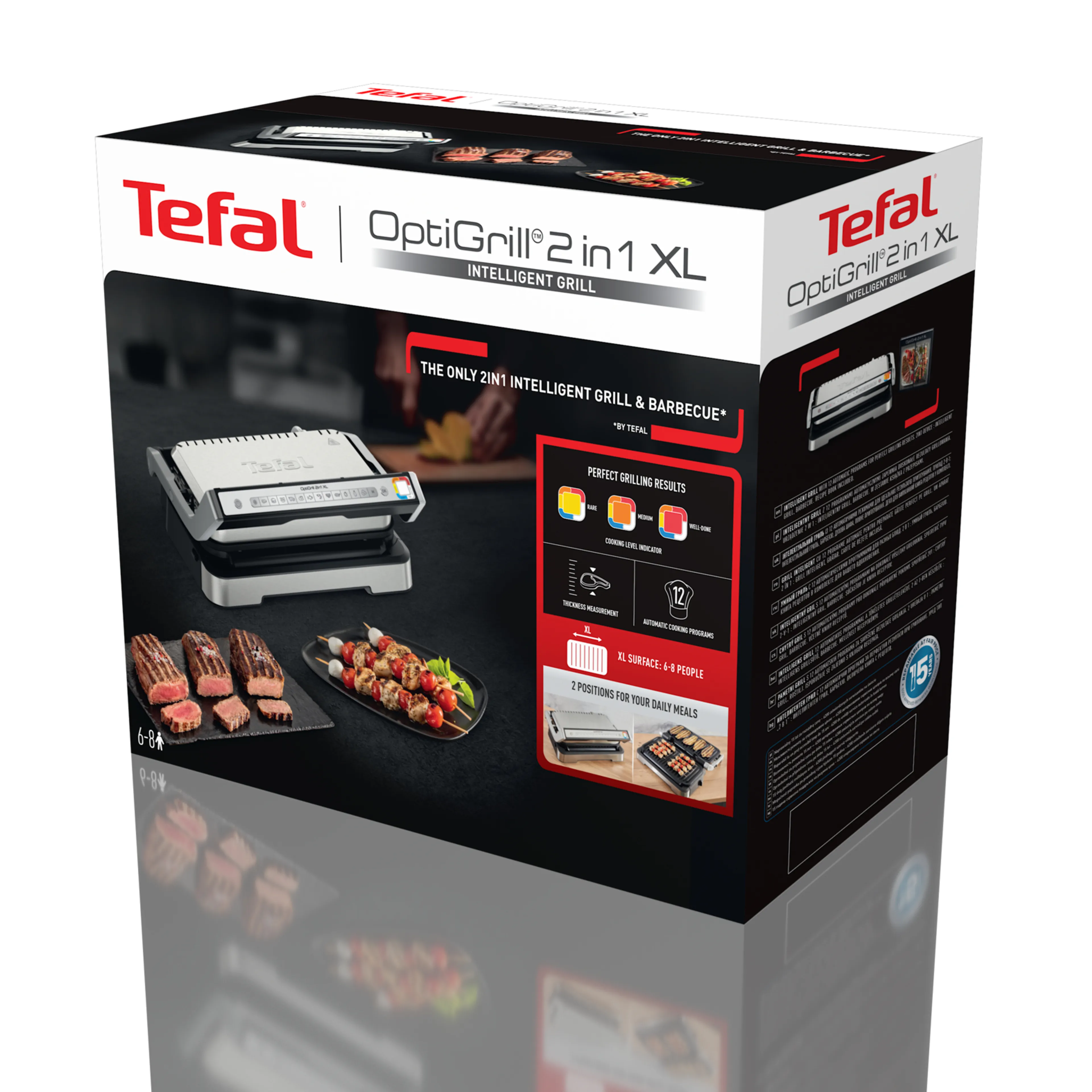 Электрогриль Tefal OptiGrill XL 2 в 1 GC782D30