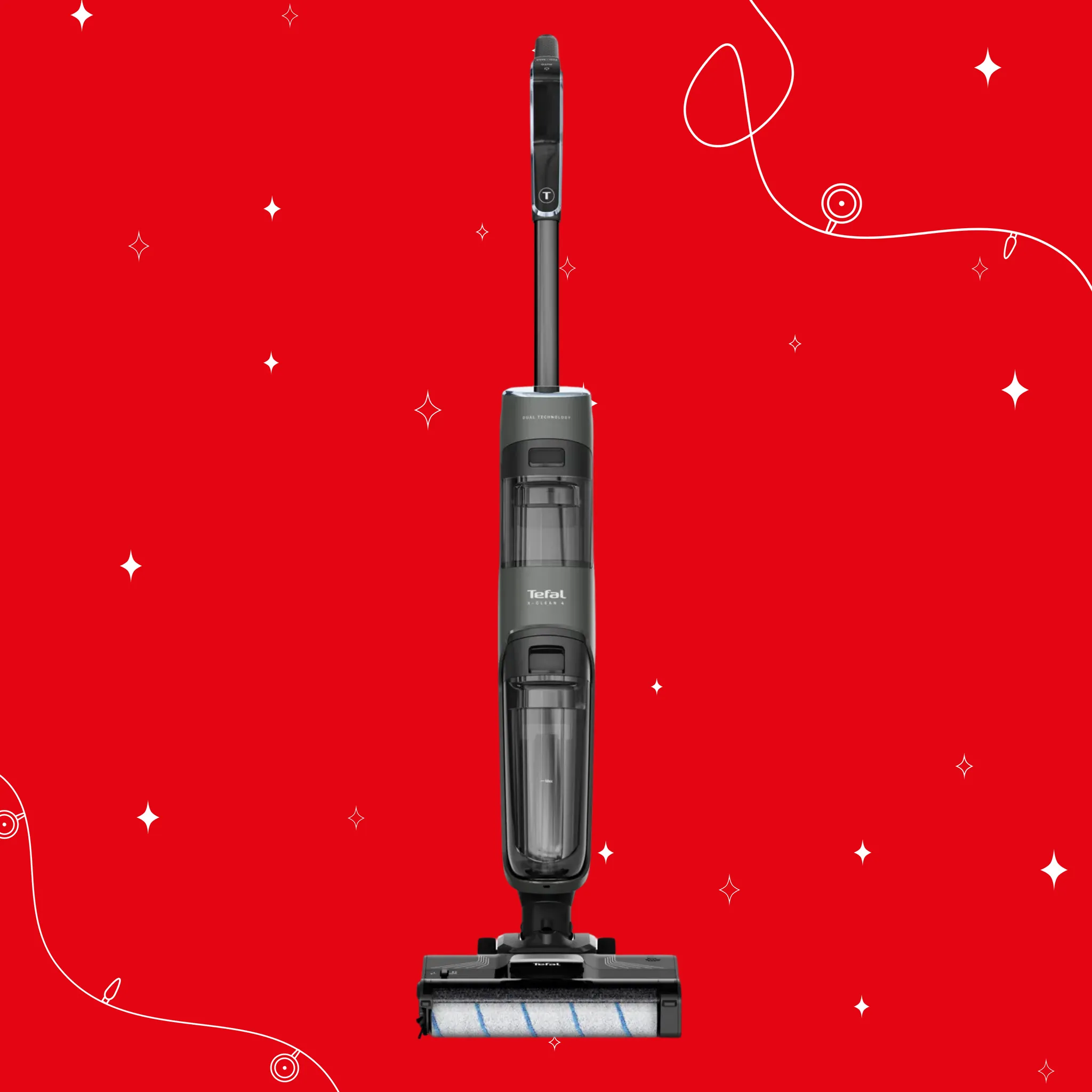 Беспроводной моющий пылесос Tefal X-Clean 4 GF5035F0 фото