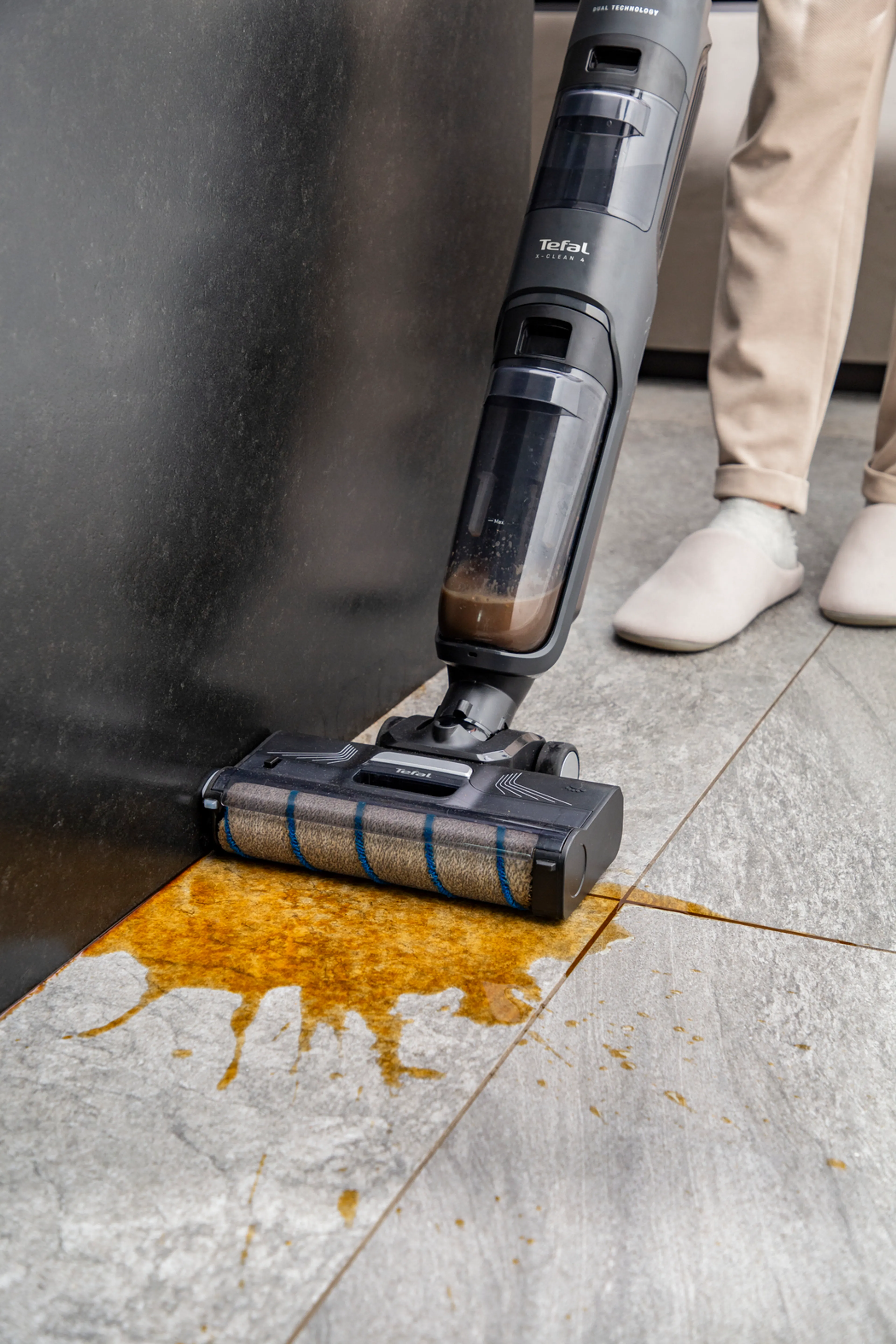 Беспроводной моющий пылесос Tefal X-Clean 4 GF5035F0 купить в официальном магазине