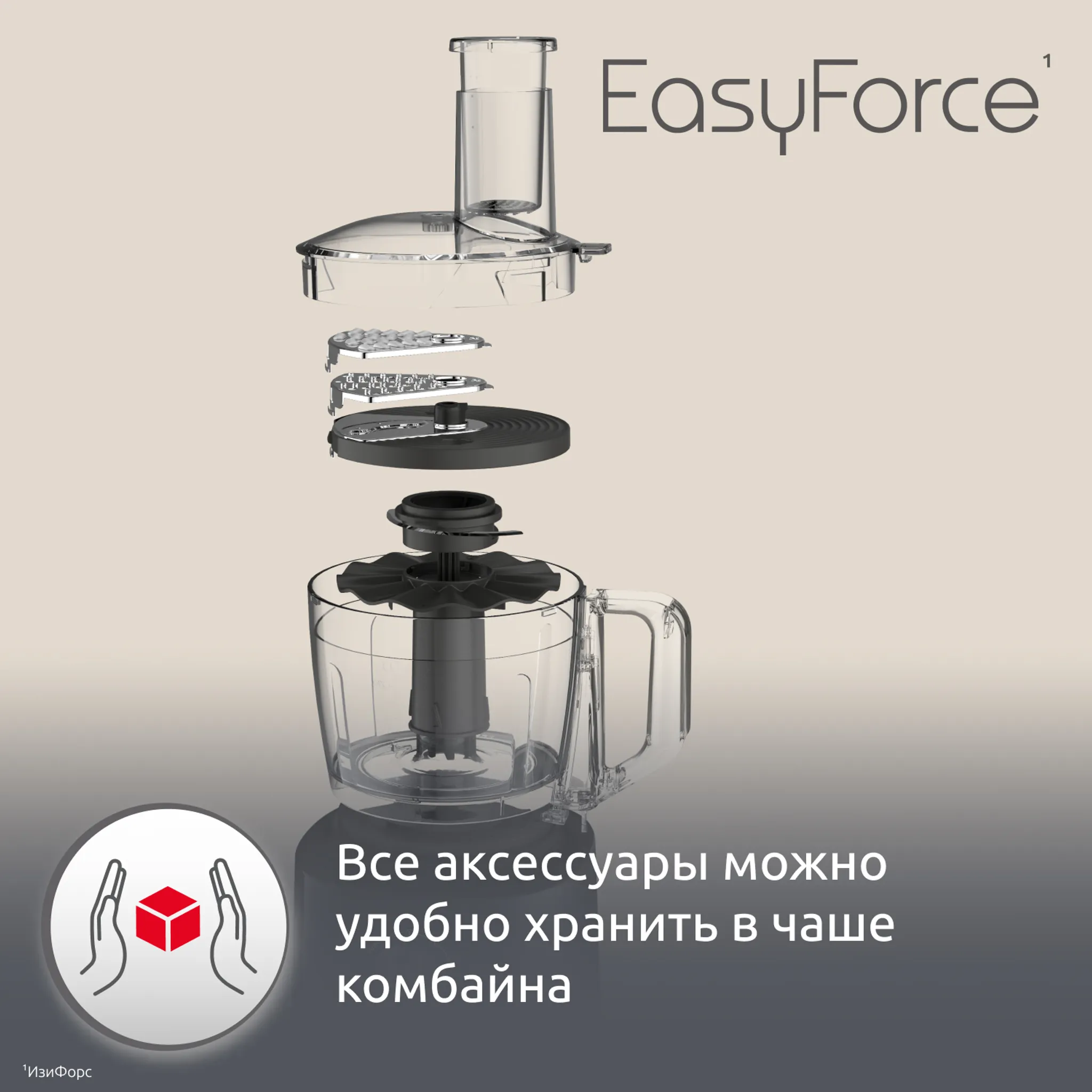 Кухонный комбайн Moulinex Masterchef Easy Force