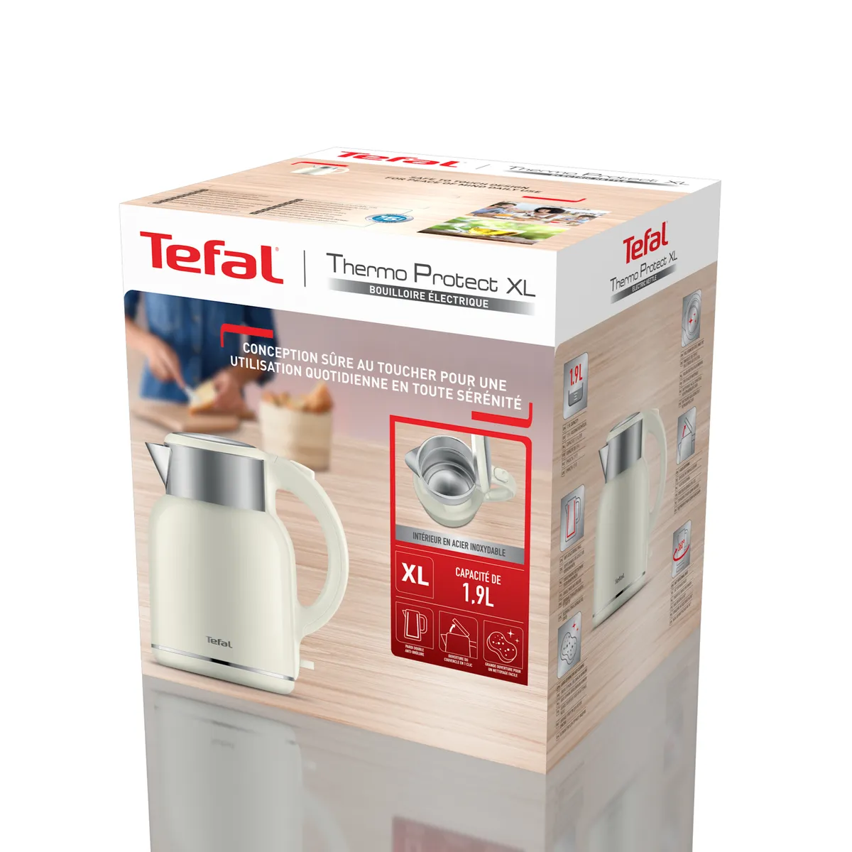 Электрический чайник Tefal Thermo Protect XL KO190AE0