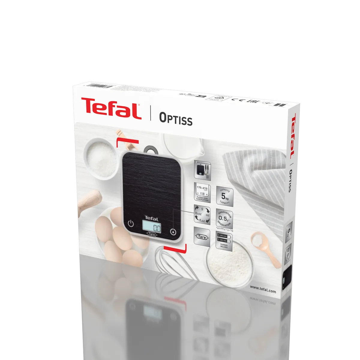 Электронные кухонные весы Optiss Tefal Optiss BC50D2V0