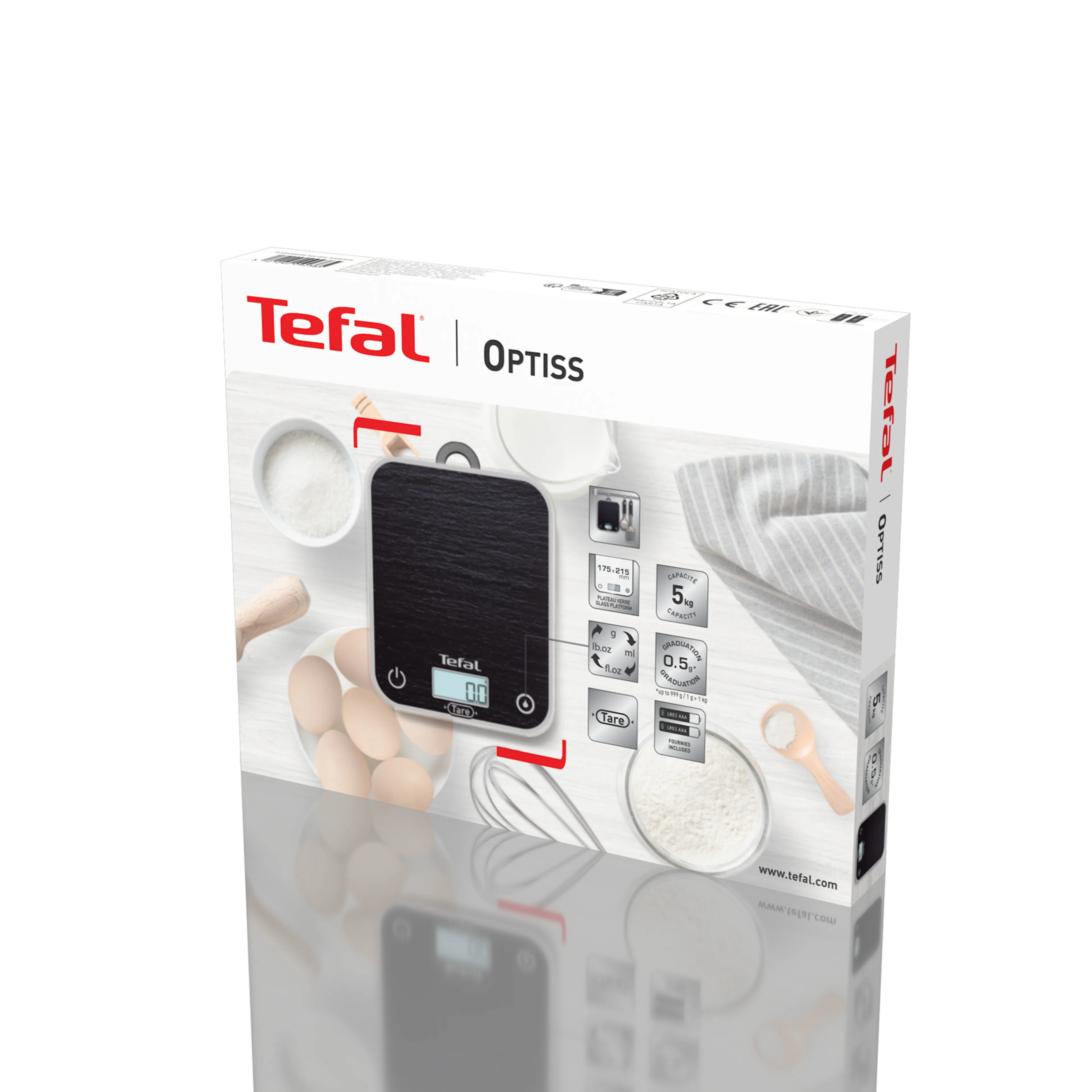 Электронные кухонные весы Optiss Tefal Optiss BC50D2V0