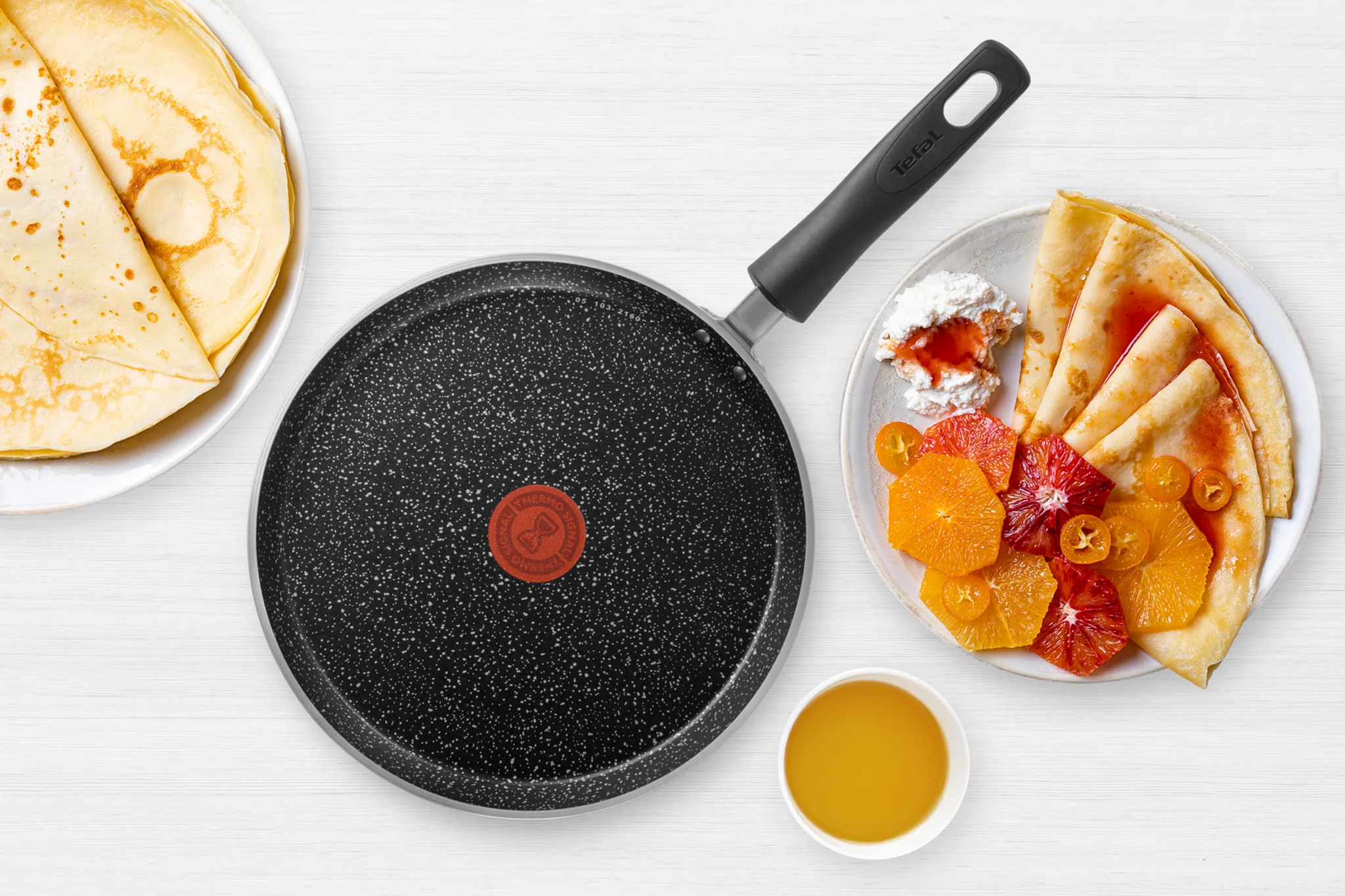 Индукционная сковорода для блинов Tefal Brut 25 см 04234525