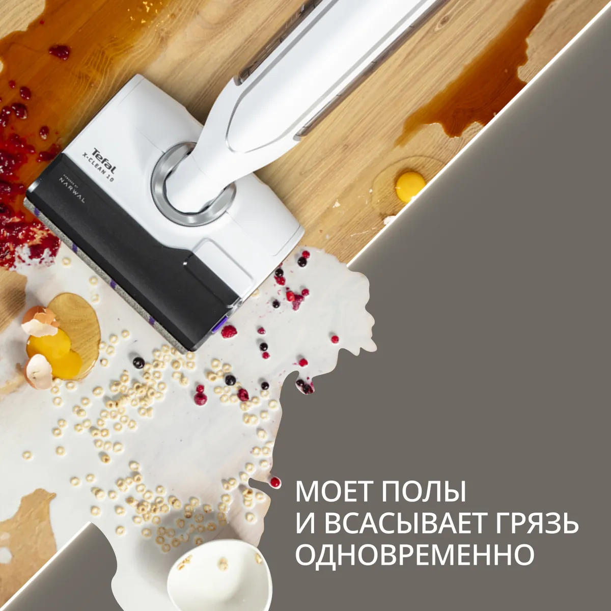 Моющий пылесос Tefal X-Clean 10 GF7540FO купить в официальном магазине
