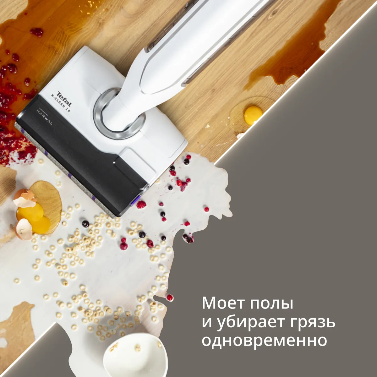 Моющий пылесос Tefal X-Clean 10 GF7540FO купить в официальном магазине