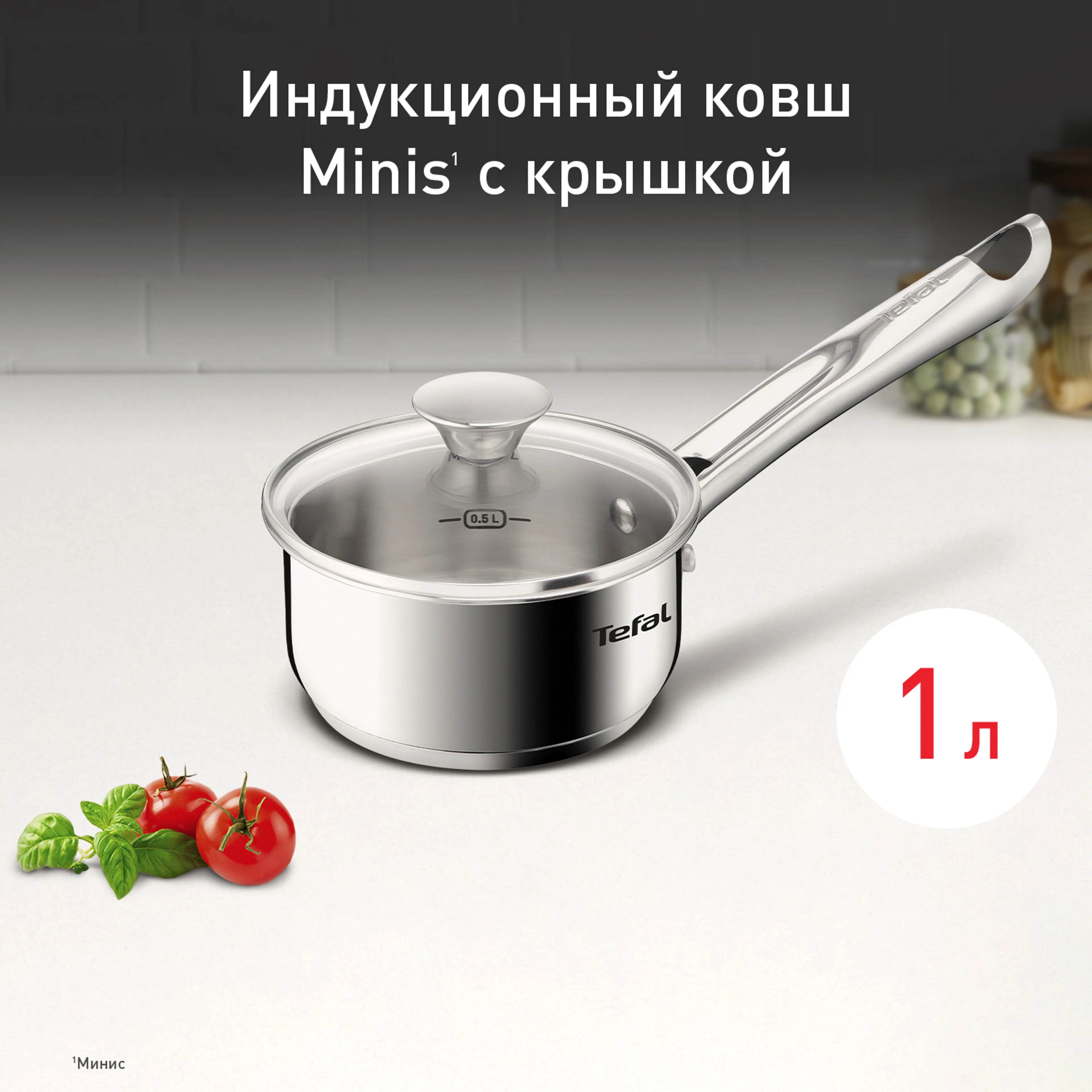 цена на Ковш с крышкой Tefal Minis 14 см H8742155