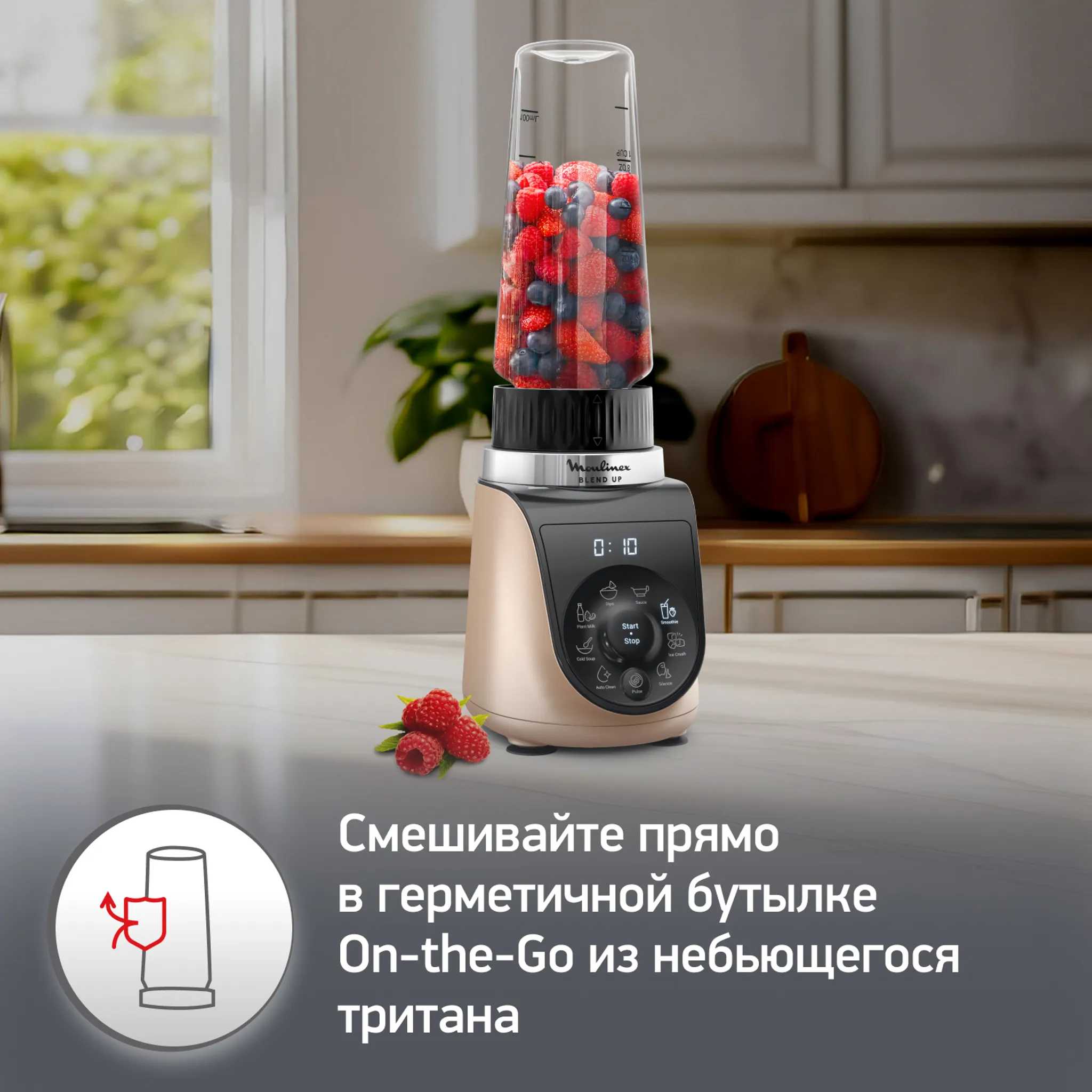 Высокоскоростной блендер Moulinex Blend Up