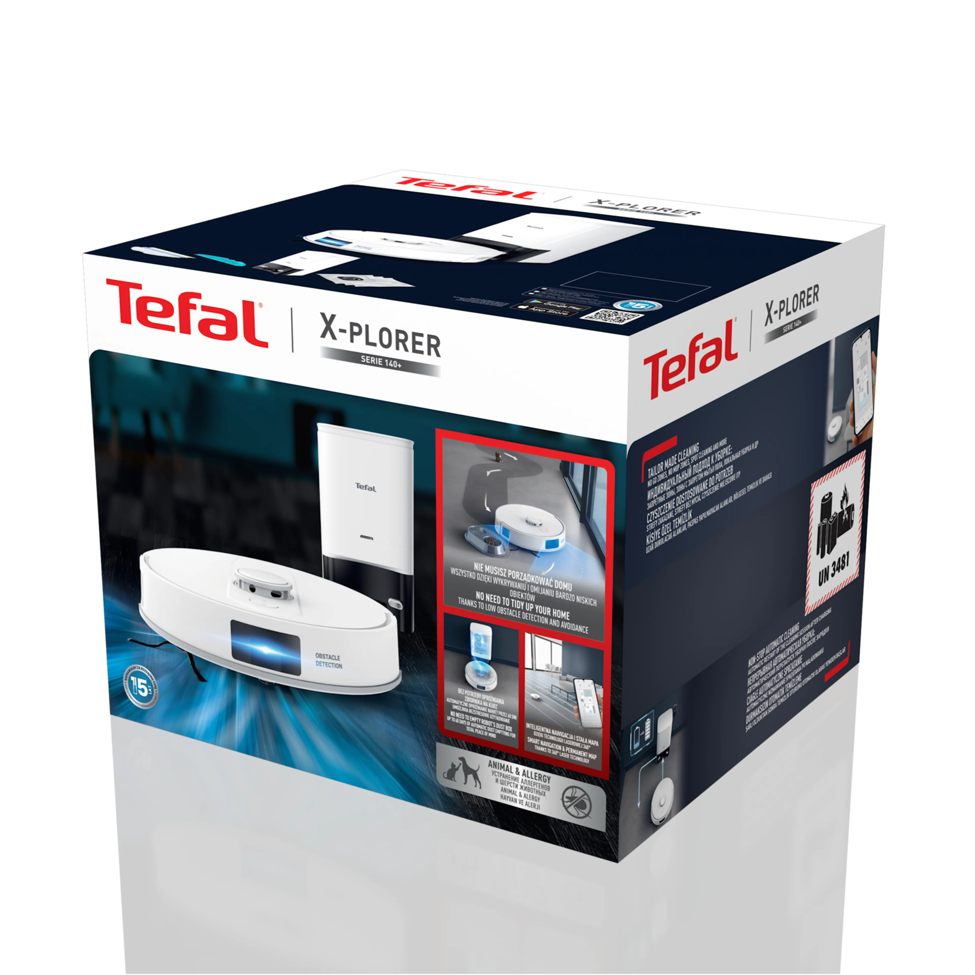 Робот-пылесос Tefal X-PLORER Serie 140+ RG9197WH