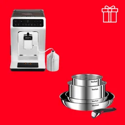 Автоматическая кофемашина KRUPS EA891C10 + Набор посуды Ingenio Cook Eat 10 предметов L881SA04