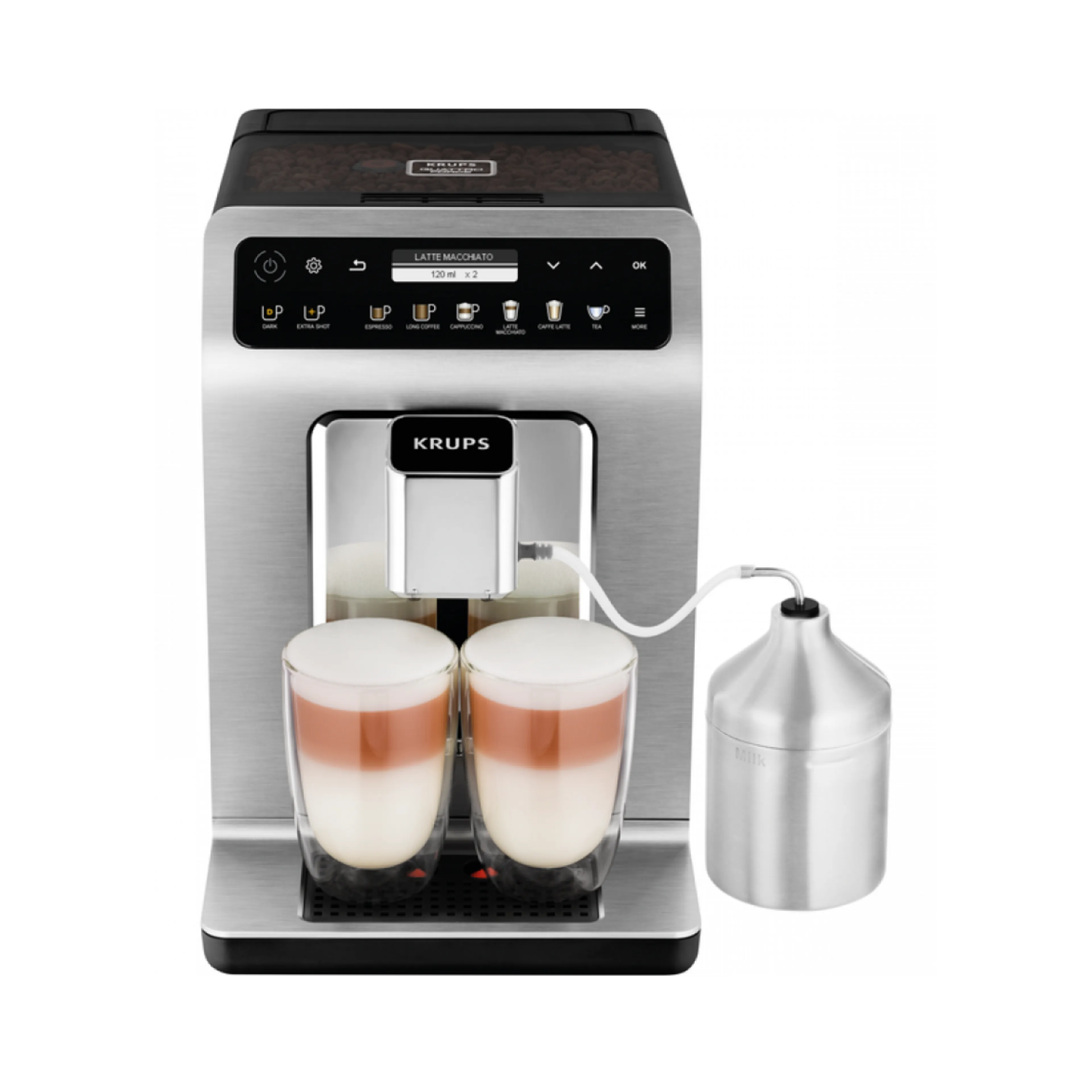 цена на Автоматическая кофемашина KRUPS EA894T10 + Набор посуды Ingenio Cook Eat 10 предметов L881SA04