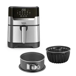 Аэрогриль Tefal Easy Fry&Grill EY505D15 + Формы для выпечки Tefal J176S204