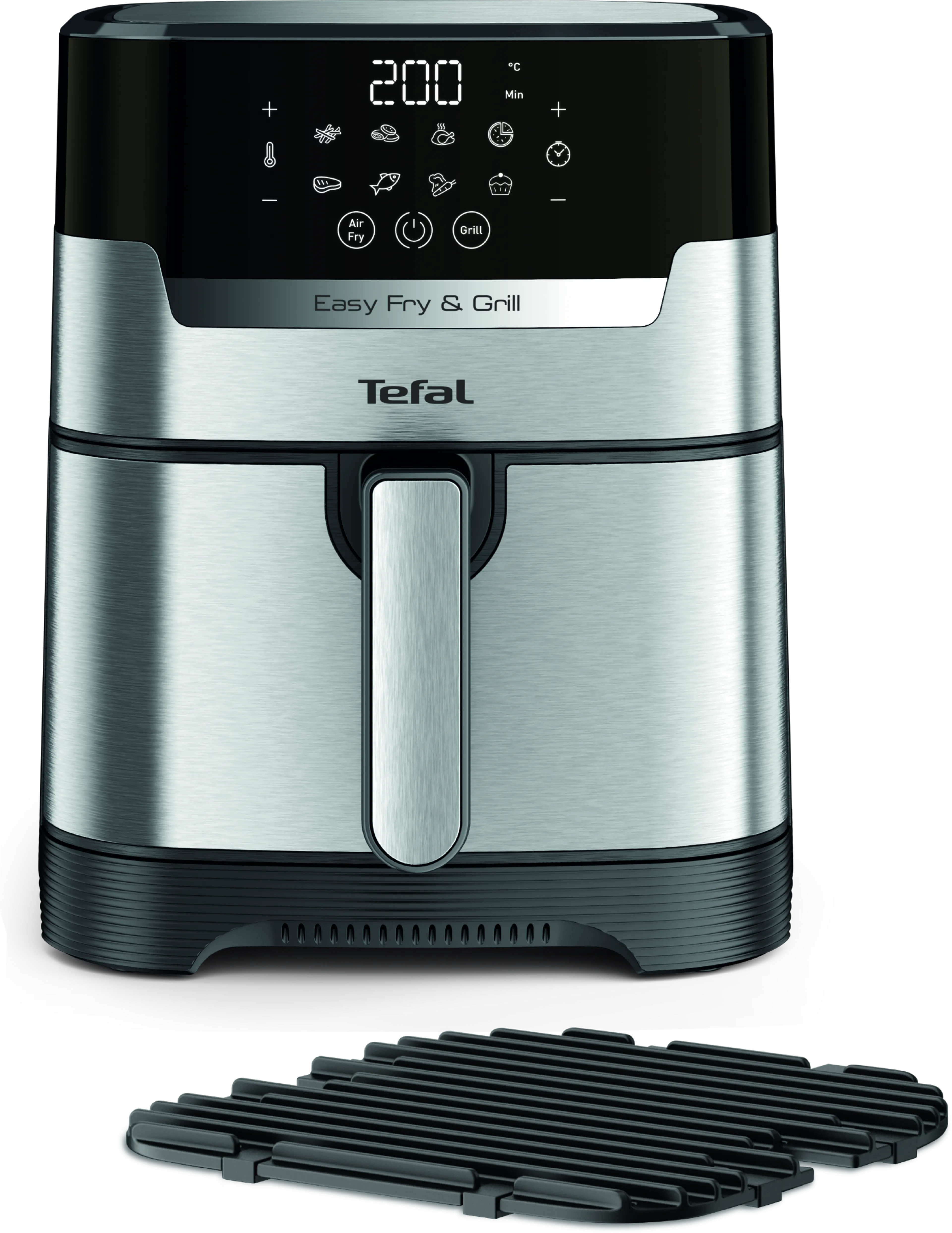 цена на Аэрогриль Tefal Easy Fry&Grill EY505D15 + Формы для выпечки Tefal J176S204
