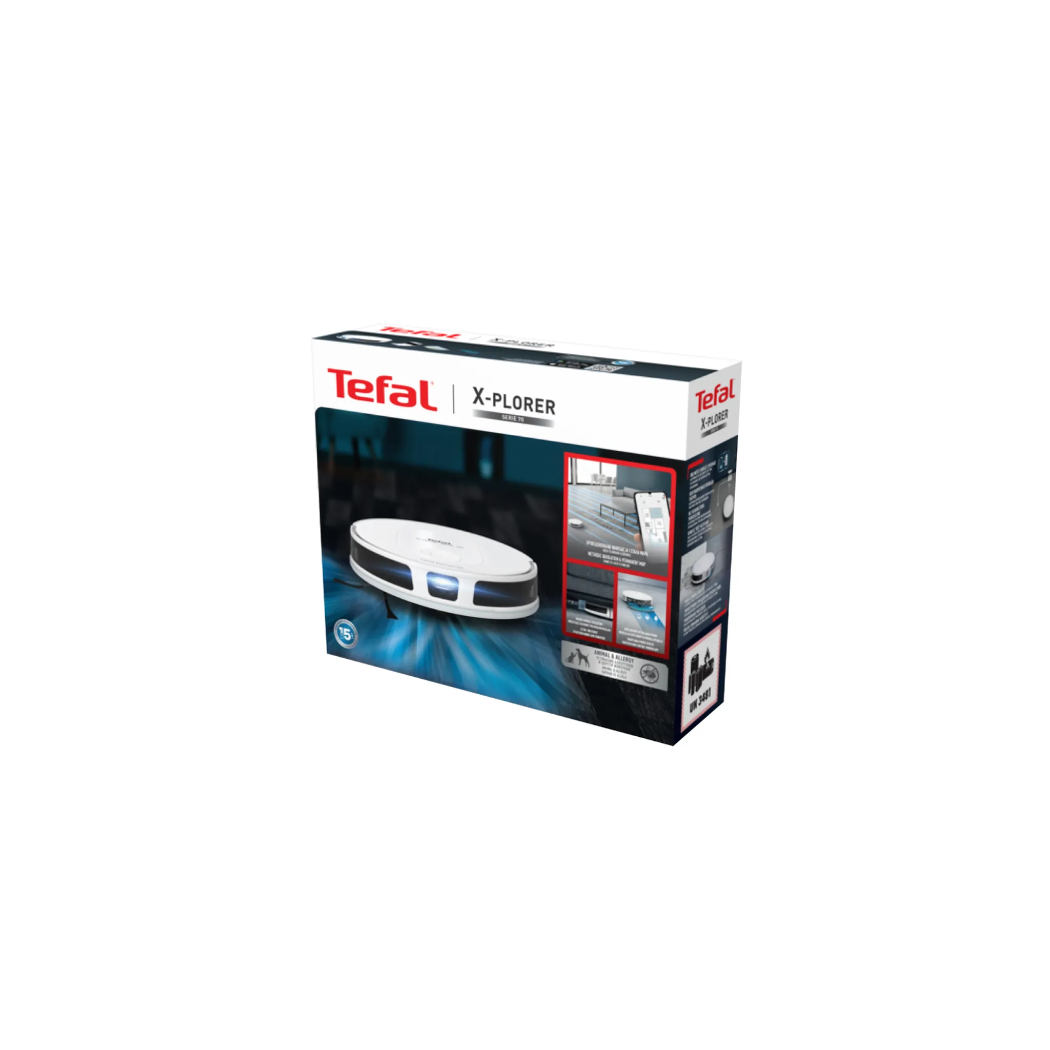 Робот-пылесос Tefal X-PLORER Serie 70 RG8477WH