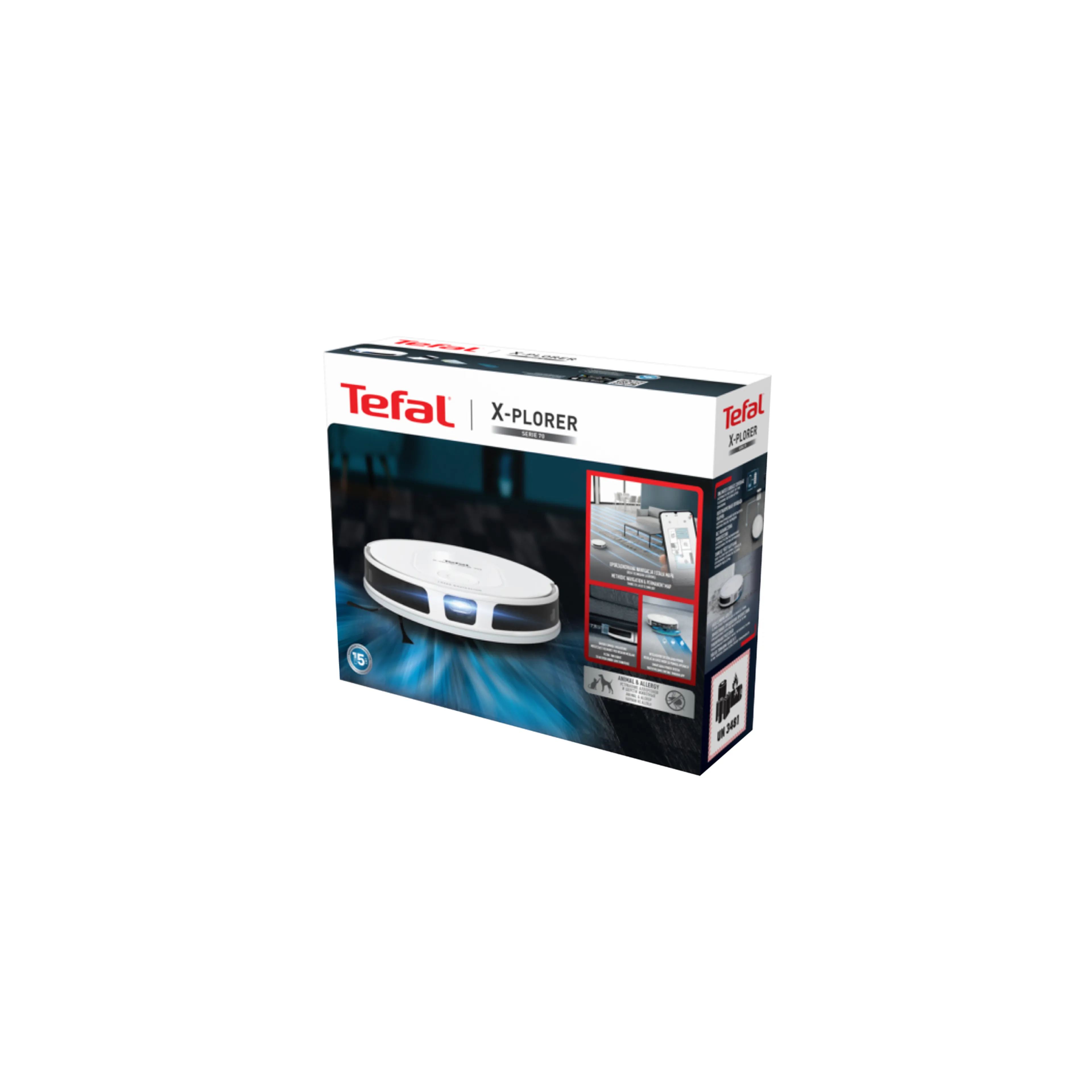 Робот-пылесос Tefal X-PLORER Serie 70 RG8477WH