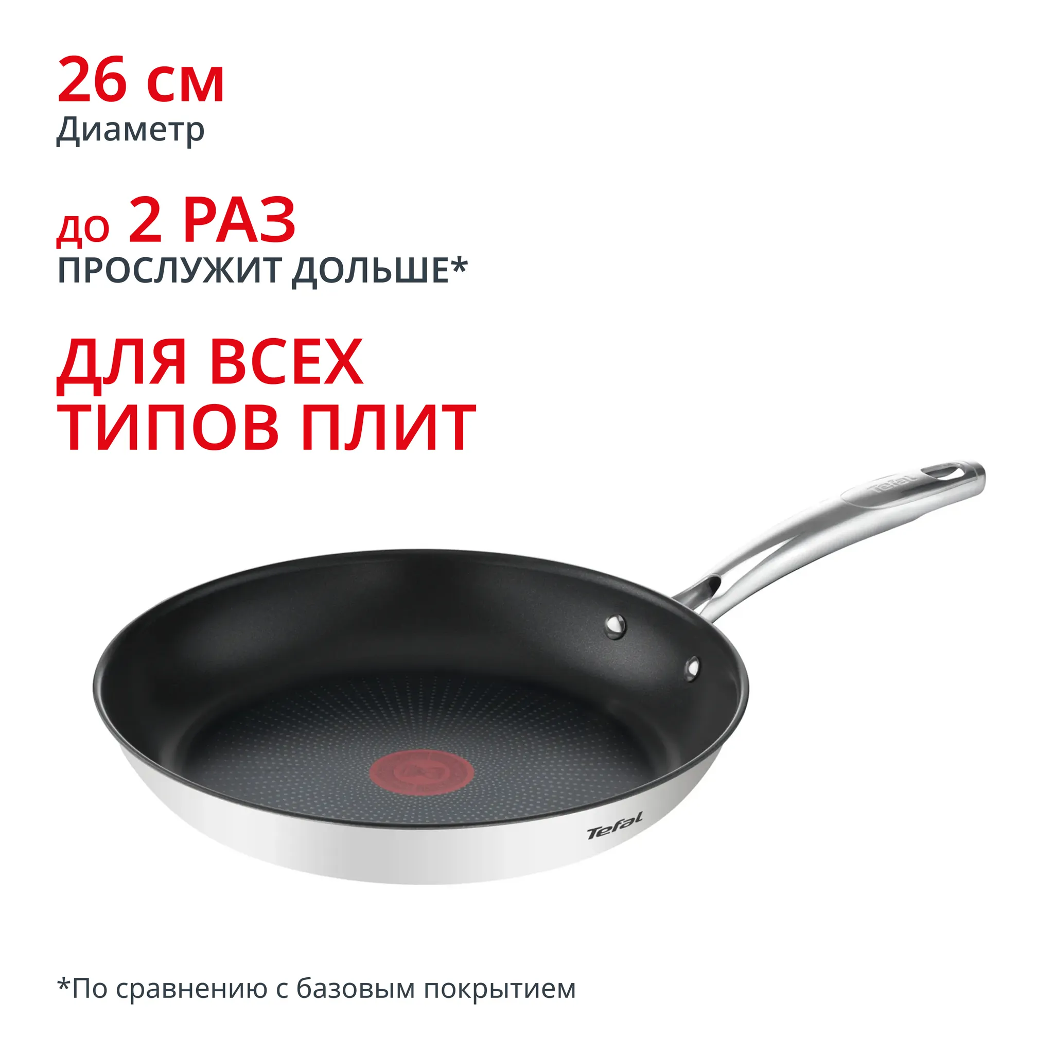 Индукционная сковорода Tefal Duetto+ frypan 26 см G7320555