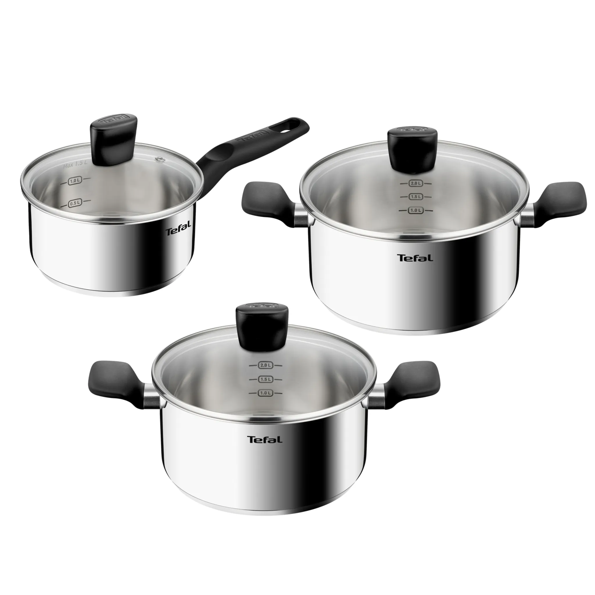 Набор посуды Tefal Confidence 3 предмета G764S674 фото